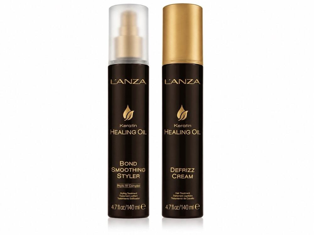 L’ANZA Keratin Healing Oil Bond Smoothing Styler & Defrizz Cream 4.7 fl oz